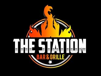 The Station Bar & Grille logo design by AamirKhan