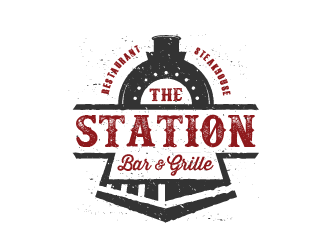 The Station Bar & Grille logo design by SOLARFLARE