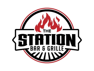 The Station Bar & Grille logo design by jaize