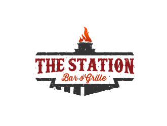 The Station Bar & Grille logo design by SOLARFLARE