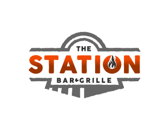 The Station Bar & Grille logo design by SOLARFLARE