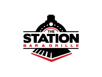 The Station Bar & Grille logo design by kimora