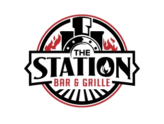 The Station Bar & Grille logo design by jaize