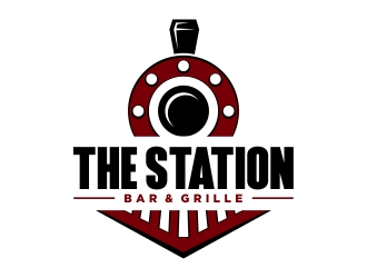 The Station Bar & Grille logo design by excelentlogo