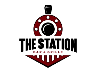 The Station Bar & Grille logo design by excelentlogo