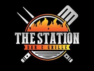 The Station Bar & Grille logo design by AamirKhan