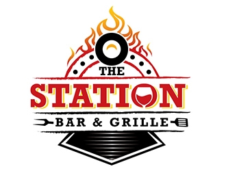 The Station Bar & Grille logo design by gogo