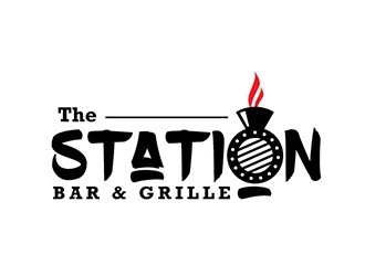 The Station Bar & Grille logo design by gogo