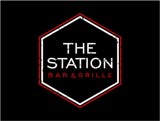 The Station Bar & Grille logo design by kimora