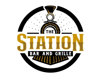 The Station Bar & Grille logo design by LogOExperT