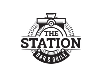 The Station Bar & Grille logo design by yippiyproject