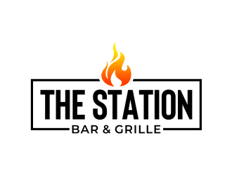 The Station Bar & Grille logo design by mutafailan