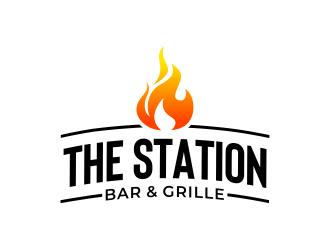 The Station Bar & Grille logo design by mutafailan