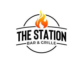 The Station Bar & Grille logo design by mutafailan