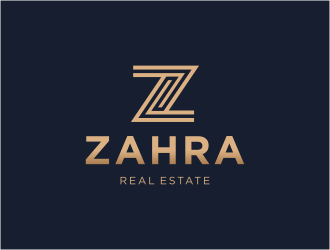 Zahra Real Estate logo design by FloVal