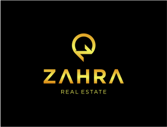 Zahra Real Estate logo design by FloVal