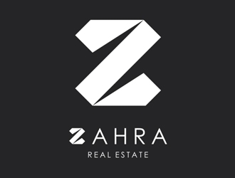 Zahra Real Estate logo design by Abril