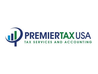 Premier Tax USA logo design by invento