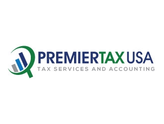 Premier Tax USA logo design by invento