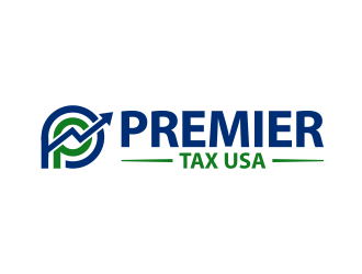 Premier Tax USA logo design by ingepro