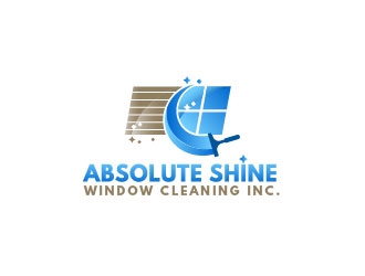 Absolute Shine Window Cleaning Inc. logo design by CreativeKiller