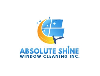 Absolute Shine Window Cleaning Inc. logo design by CreativeKiller