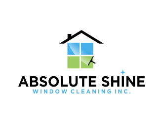 Absolute Shine Window Cleaning Inc. logo design by done