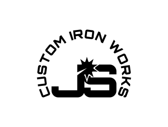 J’s Custom Iron Works logo design by monster96