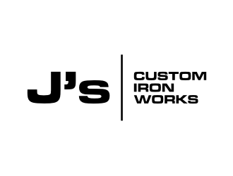 J’s Custom Iron Works logo design by puthreeone