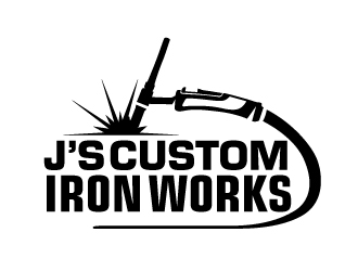 J’s Custom Iron Works logo design by AamirKhan