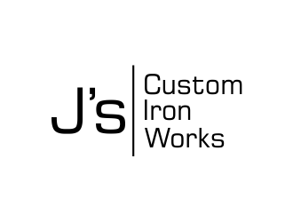 J’s Custom Iron Works logo design by Girly