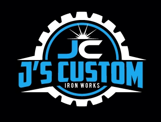 J’s Custom Iron Works logo design by AamirKhan