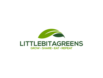 Littlebitagreens logo design by RIANW