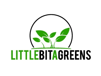 Littlebitagreens logo design by AamirKhan