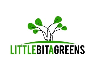 Littlebitagreens logo design by AamirKhan