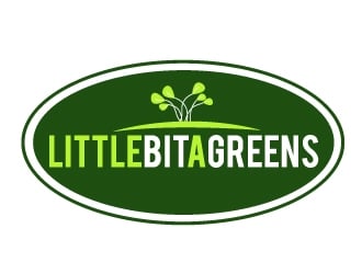 Littlebitagreens logo design by AamirKhan