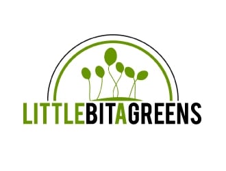 Littlebitagreens logo design by AamirKhan