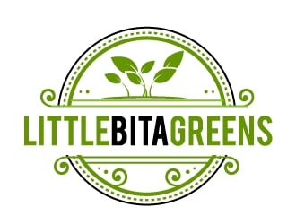 Littlebitagreens logo design by AamirKhan