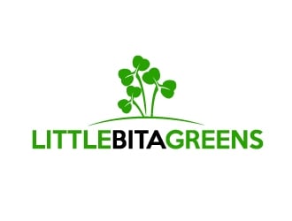 Littlebitagreens logo design by AamirKhan