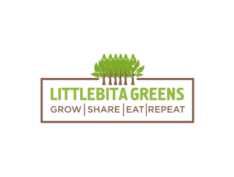 Littlebitagreens logo design by BintangDesign