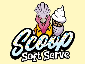 Scoop Soft Serve logo design by fries