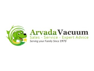 Arvada Vacuum logo design by Ulid