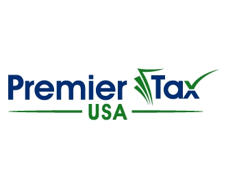 Premier Tax USA logo design by PMG