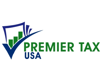 Premier Tax USA logo design by PMG