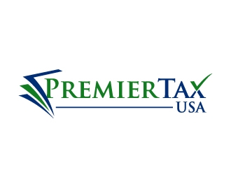 Premier Tax USA logo design by jaize