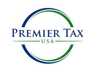 Premier Tax USA logo design by puthreeone