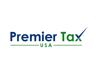 Premier Tax USA logo design by puthreeone