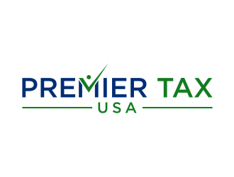 Premier Tax USA logo design by puthreeone