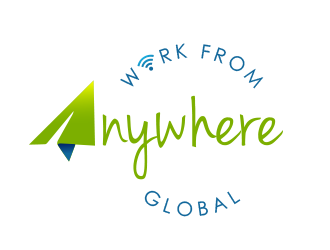 Work From Anywhere [Global] logo design by BeDesign