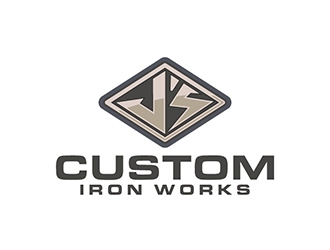 J’s Custom Iron Works logo design by gogo